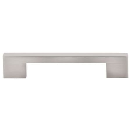 Top Knobs Linear 5 Inch (128 mm) Center to Center Handle Cabinet Pull from the Sanctuary Series - 10 Pack Brushed Satin Nickel