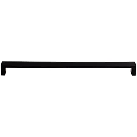 Top Knobs Sanctuary II 12 Inch Center to Center Handle Cabinet Pull Flat Black