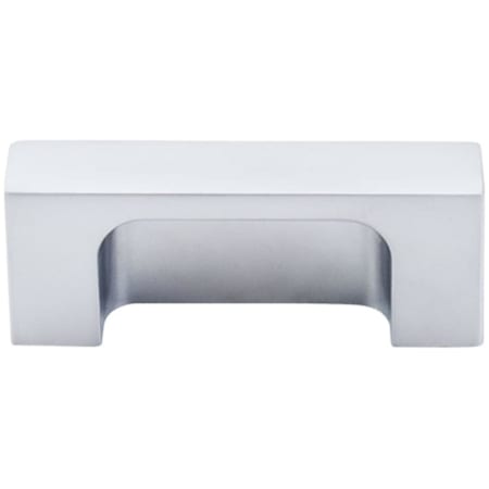 Top Knobs Modern Metro 2 Inch Center to Center Cup Cabinet Pull from the Sanctuary II Collection Aluminum