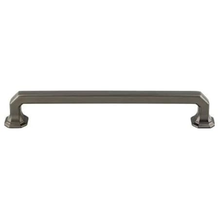 Top Knobs Emerald 7 Inch Center to Center Handle Cabinet Pull from the Chareau Collection Ash Gray