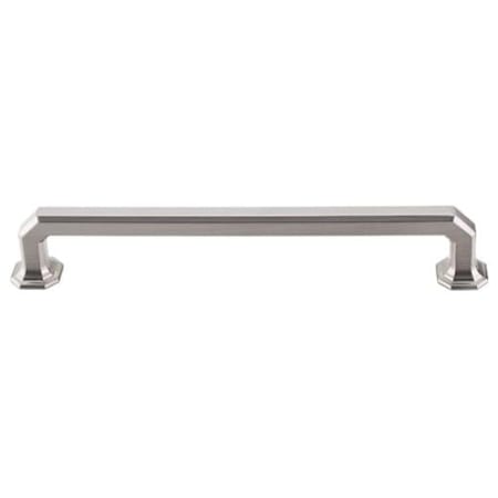 Top Knobs Emerald 7 Inch Center to Center Handle Cabinet Pull from the Chareau Series - 10 Pack Brushed Satin Nickel