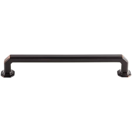 Top Knobs Emerald 7 Inch Center to Center Handle Cabinet Pull from the Chareau Collection Tuscan Bronze