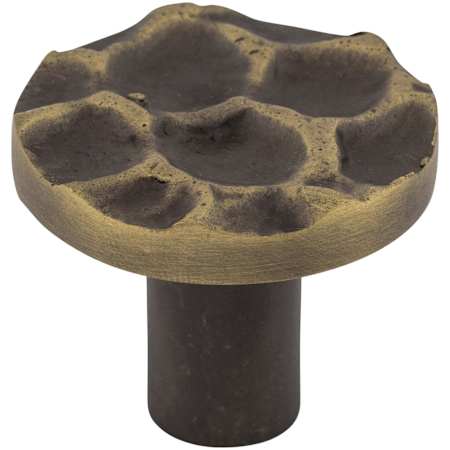 Top Knobs Cobblestone 1-3/8 Inch Mushroom Cabinet Knob Antique Brass