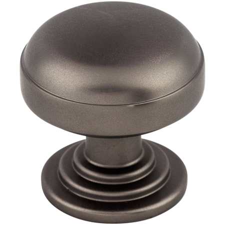 Top Knobs Ellis 1-1/4 Inch Mushroom Cabinet Knob Ash Gray