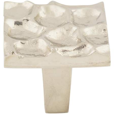 Top Knobs Cobblestone 1-3/8 Inch Square Cabinet Knob Polished Nickel
