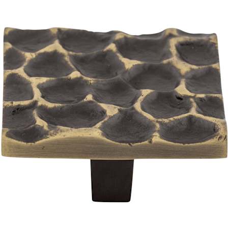 Top Knobs Cobblestone 1-15/16 Inch Square Cabinet Knob Antique Brass