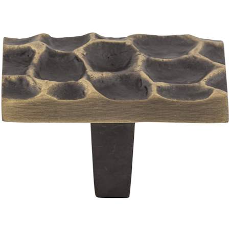 Top Knobs Cobblestone 1-7/8 Inch Rectangular Cabinet Knob Antique Brass