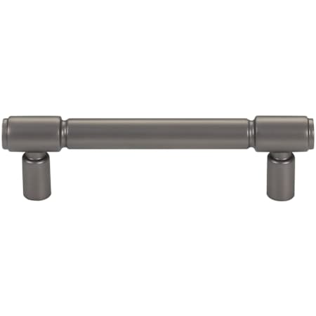 Top Knobs Clarence 3-3/4 Inch Center to Center Bar Cabinet Pull Ash Gray