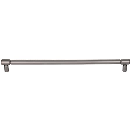 Top Knobs Clarence 12 Inch Center to Center Bar Cabinet Pull Ash Gray