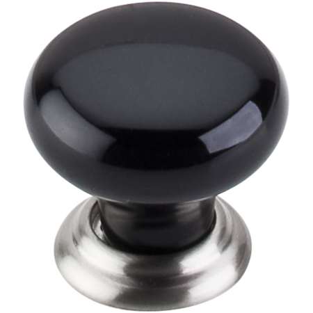 Top Knobs Ceramic 1-3/8 Inch Mushroom Cabinet Knob from the Chateau Collection Brushed Satin Nickel