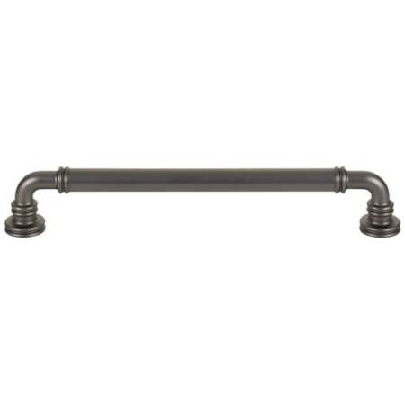 Top Knobs Cranford 7-9/16 Inch Center to Center Handle Cabinet Pull Ash Gray