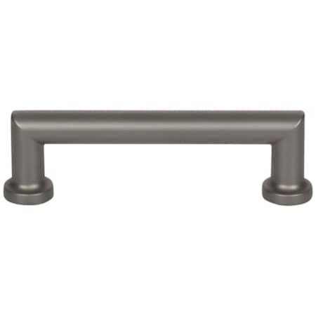 Top Knobs Morris 3-3/4 Inch Center to Center Handle Cabinet Pull Ash Gray