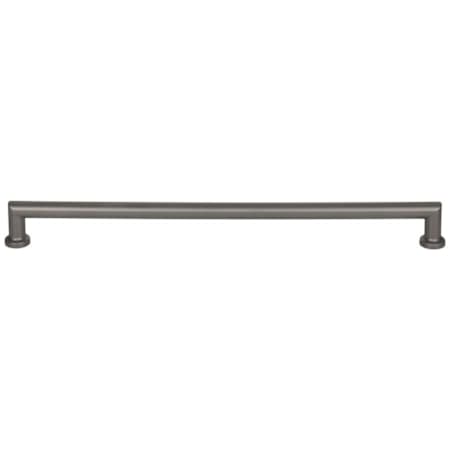 Top Knobs Morris 12 Inch Center to Center Handle Cabinet Pull Ash Gray