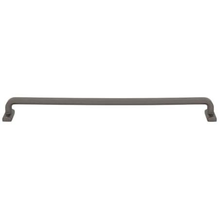 Top Knobs Harrison 12 Inch Center to Center Handle Cabinet Pull Ash Gray