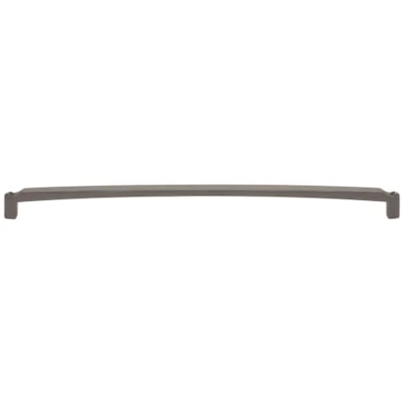 Top Knobs Haddonfield 12 Inch Center to Center Handle Cabinet Pull Ash Gray