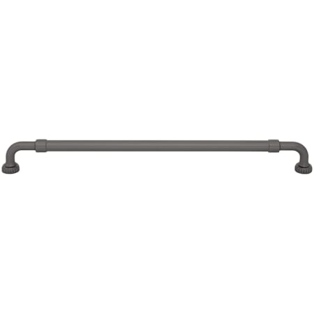 Top Knobs Holden 12 Inch Center to Center Bar Cabinet Pull from the Coddington Collection Ash Gray