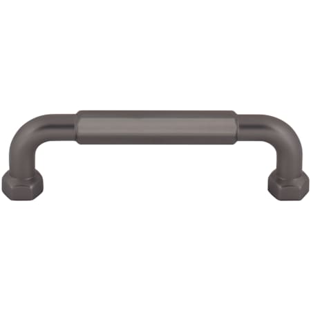 Top Knobs Dustin 3-3/4 Inch Center to Center Bar Cabinet Pull from the Coddington Collection Ash Gray