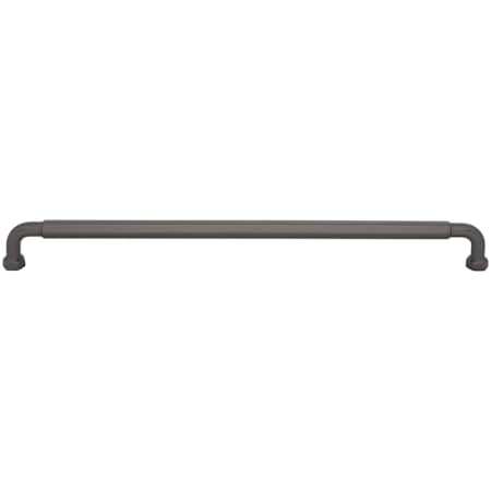 Top Knobs Dustin 12 Inch Center to Center Bar Cabinet Pull from the Coddington Collection Ash Gray