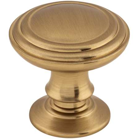 Top Knobs Reeded 1-1/4 Inch Mushroom Cabinet Knob from the Chareau Collection Honey Bronze
