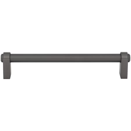 Top Knobs Lawrence 6-5/16 Inch Center to Center Bar Cabinet Pull from the Coddington Collection Ash Gray