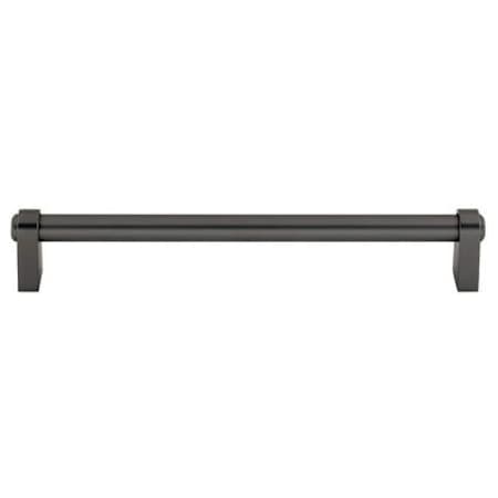 Top Knobs Lawrence 7-9/16 Inch Center to Center Bar Cabinet Pull from the Coddington Collection Ash Gray