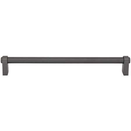 Top Knobs Lawrence 8-13/16 Inch Center to Center Bar Cabinet Pull from the Coddington Collection Ash Gray
