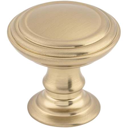 Top Knobs Reeded 1-1/2 Inch Mushroom Cabinet Knob from the Chareau Collection Honey Bronze