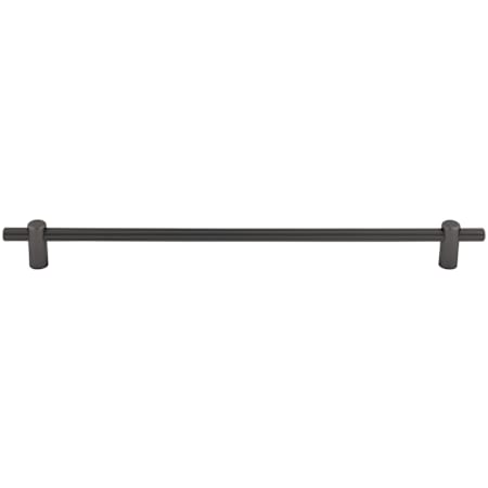 Top Knobs Dempsey 12 Inch Center to Center Bar Cabinet Pull Ash Gray