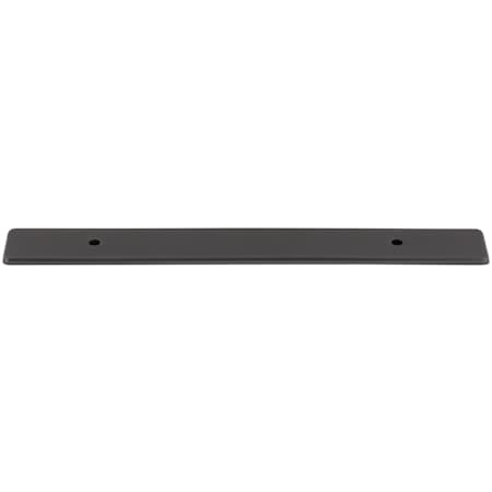 Top Knobs Radcliffe 5-1/16 Inch Center to Center Cabinet Pull Backplate Ash Gray