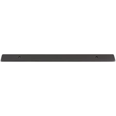 Top Knobs Radcliffe 6-5/16 Inch Center to Center Cabinet Pull Backplate Ash Gray