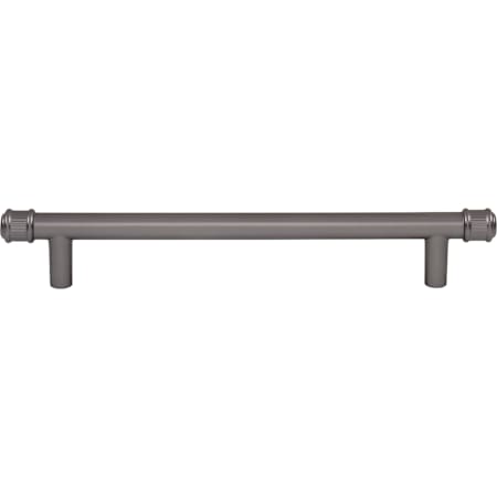 Top Knobs Elland 6-5/16 Inch Center to Center Bar Cabinet Pull Ash Gray