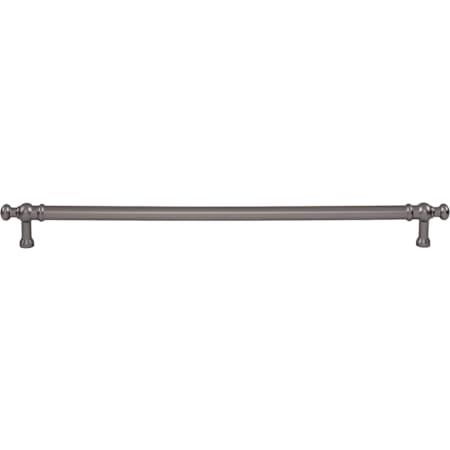 Top Knobs Wetherby 12 Inch Center to Center Bar Cabinet Pull Ash Gray