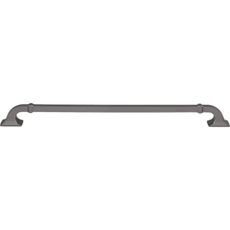 Top Knobs Califon 12 Inch Center to Center Handle Cabinet Pull Ash Gray
