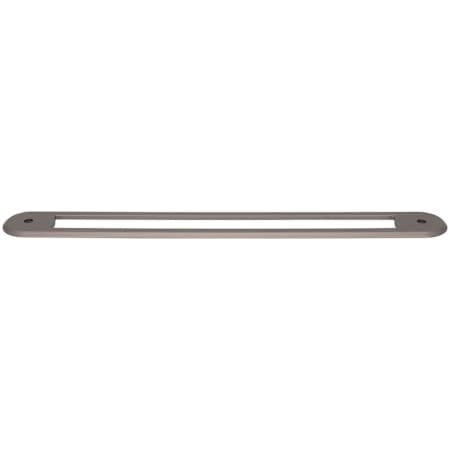 Top Knobs Brockwell 12 Inch Center to Center Cabinet Pull Backplate Ash Gray