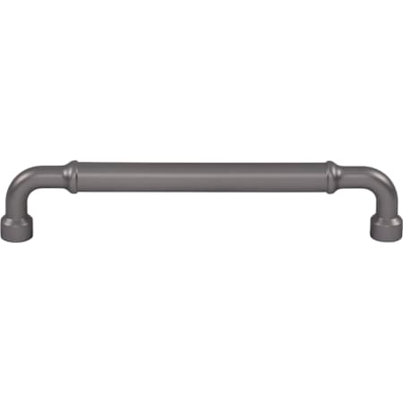 Top Knobs Lavington 6-5/16 Inch Center to Center Handle Cabinet Pull Ash Gray