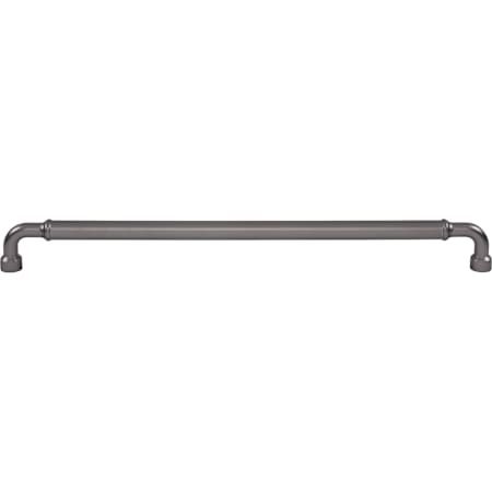 Top Knobs Lavington 12 Inch Center to Center Handle Cabinet Pull Ash Gray