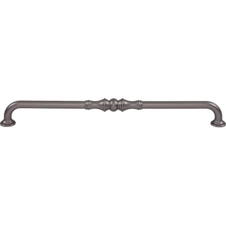 Top Knobs Bayridge 12 Inch Center to Center Handle Cabinet Pull Ash Gray