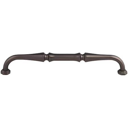 Top Knobs Chalet 7 Inch Center to Center Handle Cabinet Pull from the Chareau Collection Ash Gray