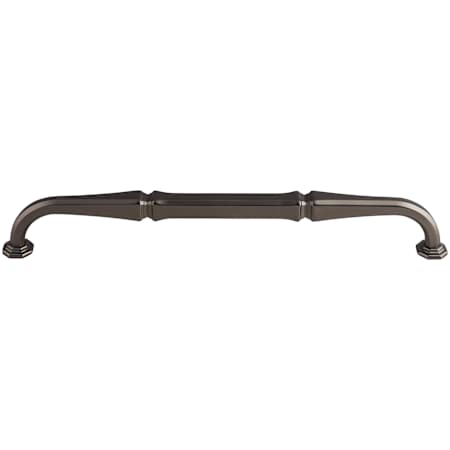 Top Knobs Chalet 18 Inch Center to Center Appliance Pull from the Chareau Collection Ash Gray
