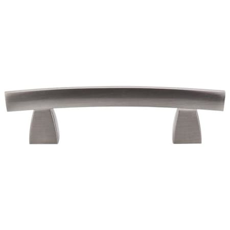Top Knobs Arched 3 Inch Center to Center Bar Cabinet Pull from the Sanctuary Series - 10 Pack Brushed Satin Nickel