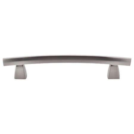Top Knobs Arched 5 Inch (128 mm) Center to Center Bar Cabinet Pull from the Sanctuary Series - 10 Pack Brushed Satin Nickel