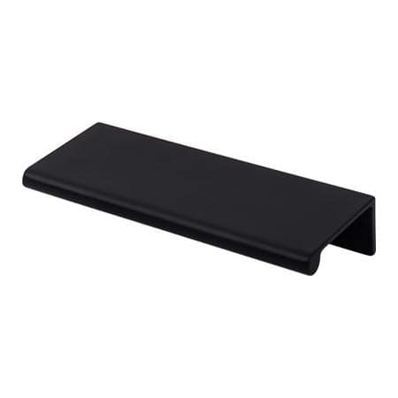 Top Knobs Europa 3 Inch Center to Center Finger Cabinet Pull from the Mercer Series - 10 Pack Black