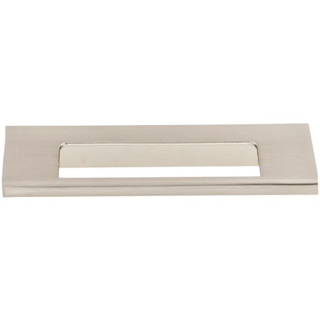 Top Knobs Europa 3-3/4 Inch Center to Center Finger Cabinet Pull from the Mercer Series Brushed Satin Nickel