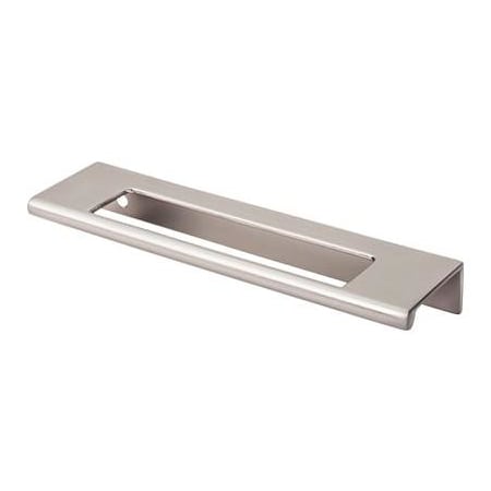 Top Knobs Europa 5 Inch (128 mm) Center to Center Finger Cabinet Pull from the Mercer Series - 25 Pack Brushed Satin Nickel