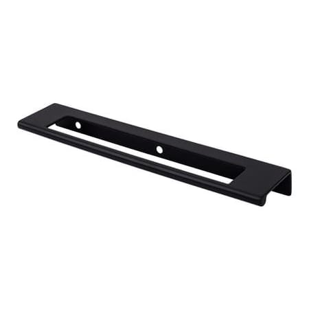 Top Knobs Europa 6 Inch Center to Center Finger Cabinet Pull from the Mercer Series - 10 Pack Black