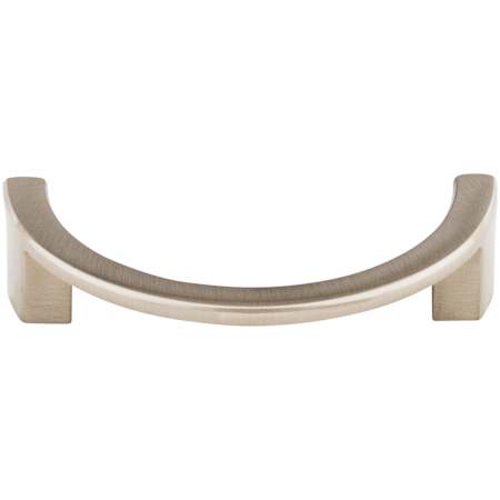 Top Knobs Half Circle 3-1/2 Inch Center to Center Handle Cabinet Pull from the Sanctuary Collection Brushed Satin Nickel