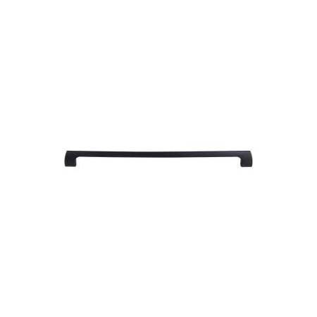 Top Knobs Holland 12 Inch Center to Center Handle Cabinet Pull from the Mercer Series - 10 Pack Black