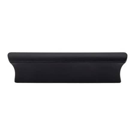 Top Knobs Glacier 3 Inch Center to Center Rectangular Cabinet Pull from the Mercer Series - 10 Pack Black