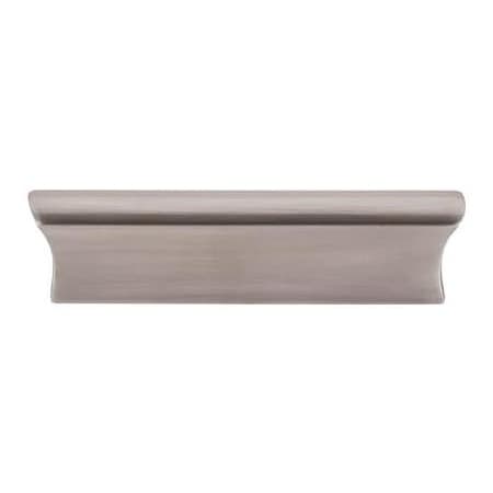 Top Knobs Glacier 3 Inch Center to Center Rectangular Cabinet Pull from the Mercer Series - 10 Pack Brushed Satin Nickel