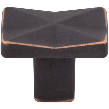 Top Knobs Quilted 1-1/4 Inch Rectangular Cabinet Knob from the Mercer Collection Umbrio